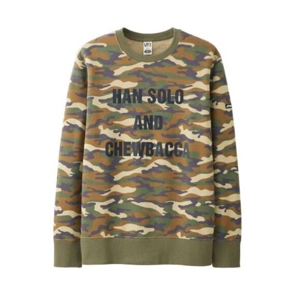 Star Wars x Uniqlo Camo Crew Sweatshirt - Picture 1 of 7